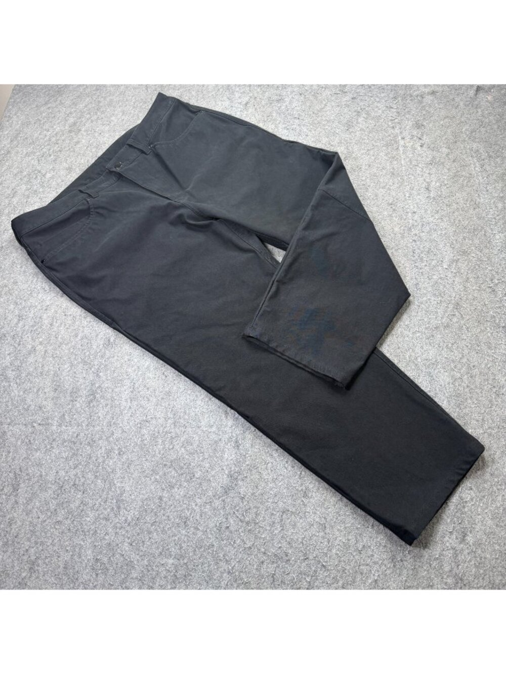 Lululemon ABC 5-Pocket Crop Pants Men 38x27 Black *Utilitech Abrasion Resistant